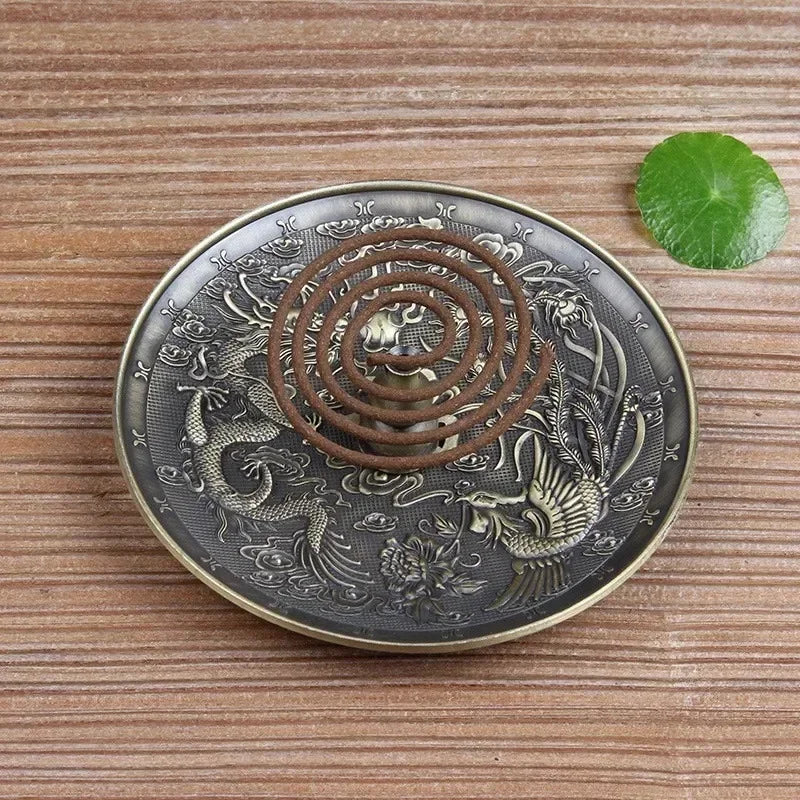 Brule encens bronze