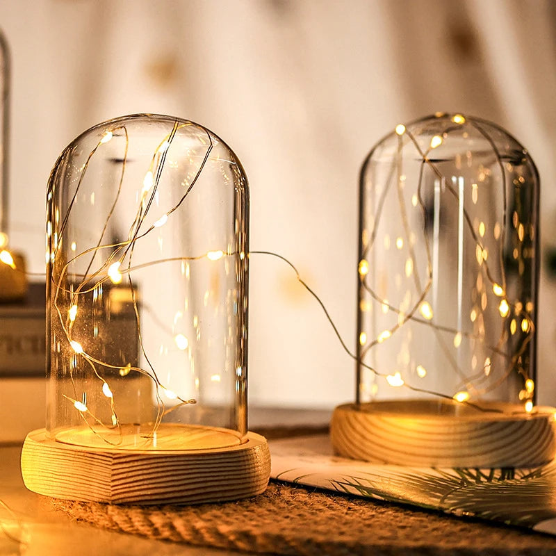 Cloche guirlande lumineuse