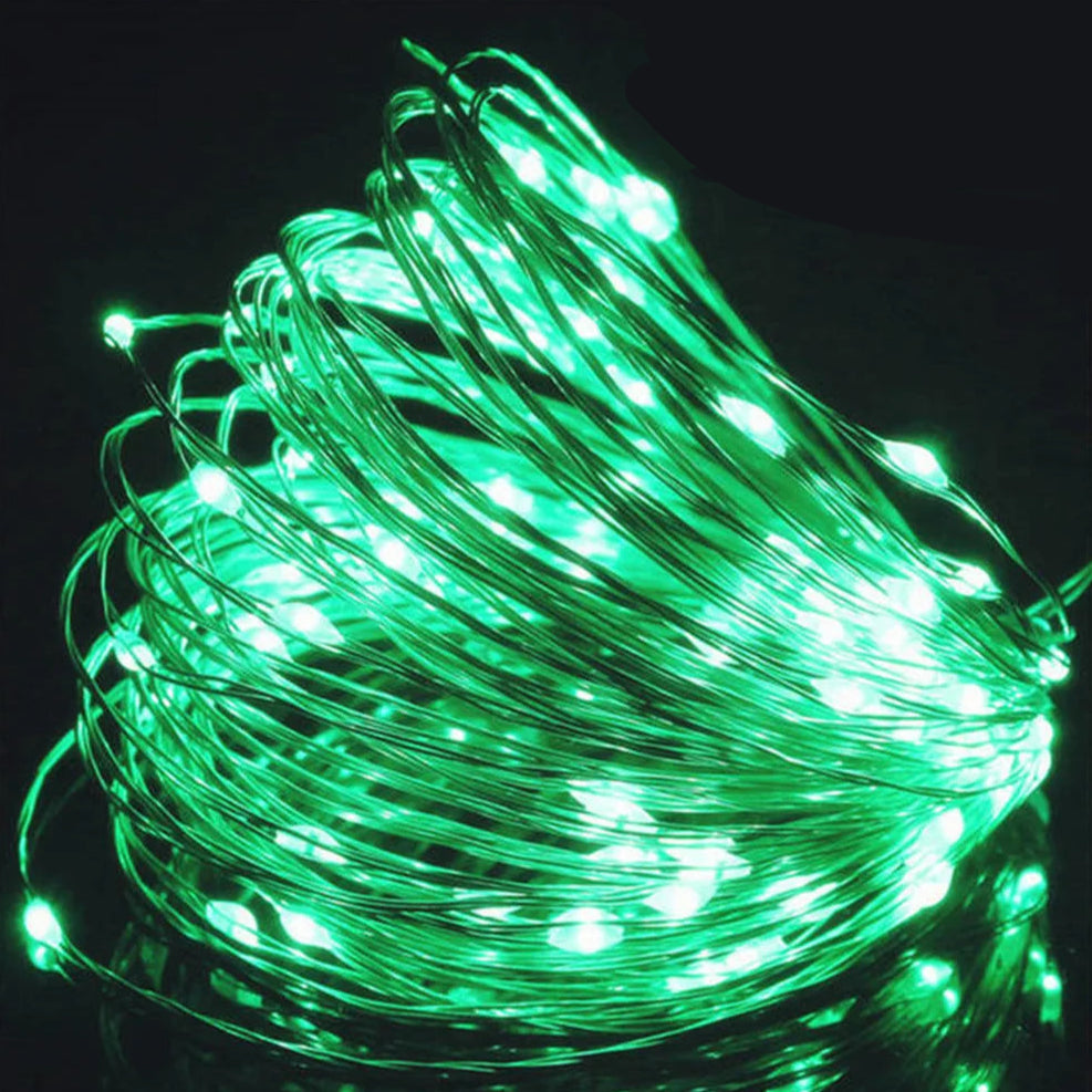Guirlande lumineuse filament verte