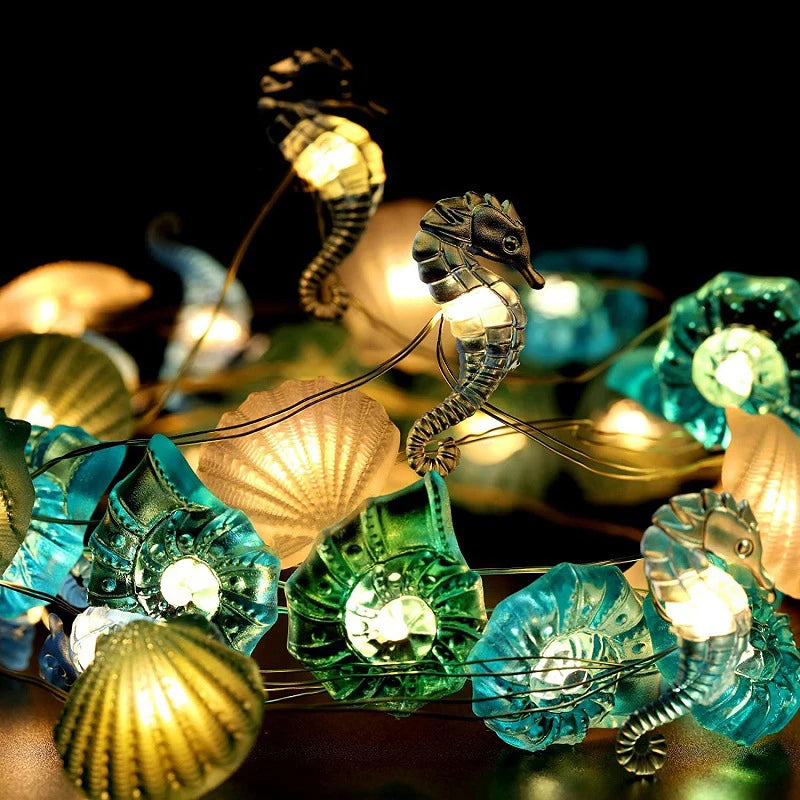 Guirlande lumineuse coquillage