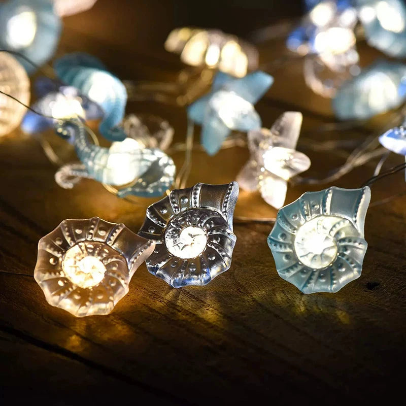 Guirlande lumineuse coquillage