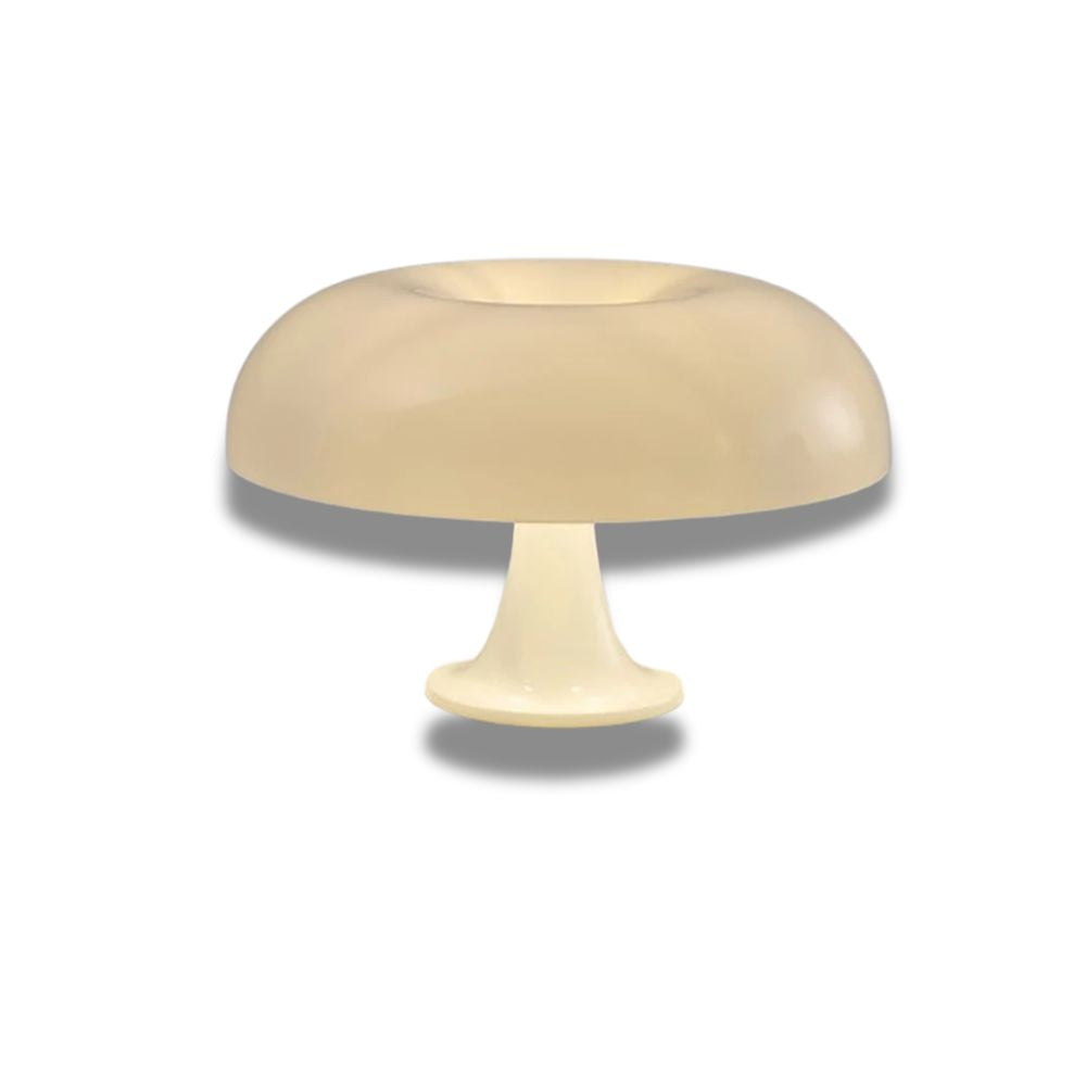 Lampe blanche champignon