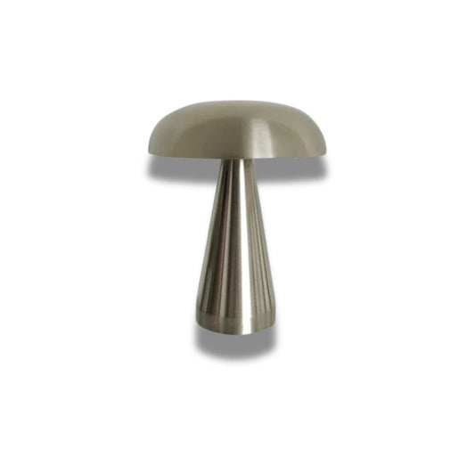 Lampe champignon argent