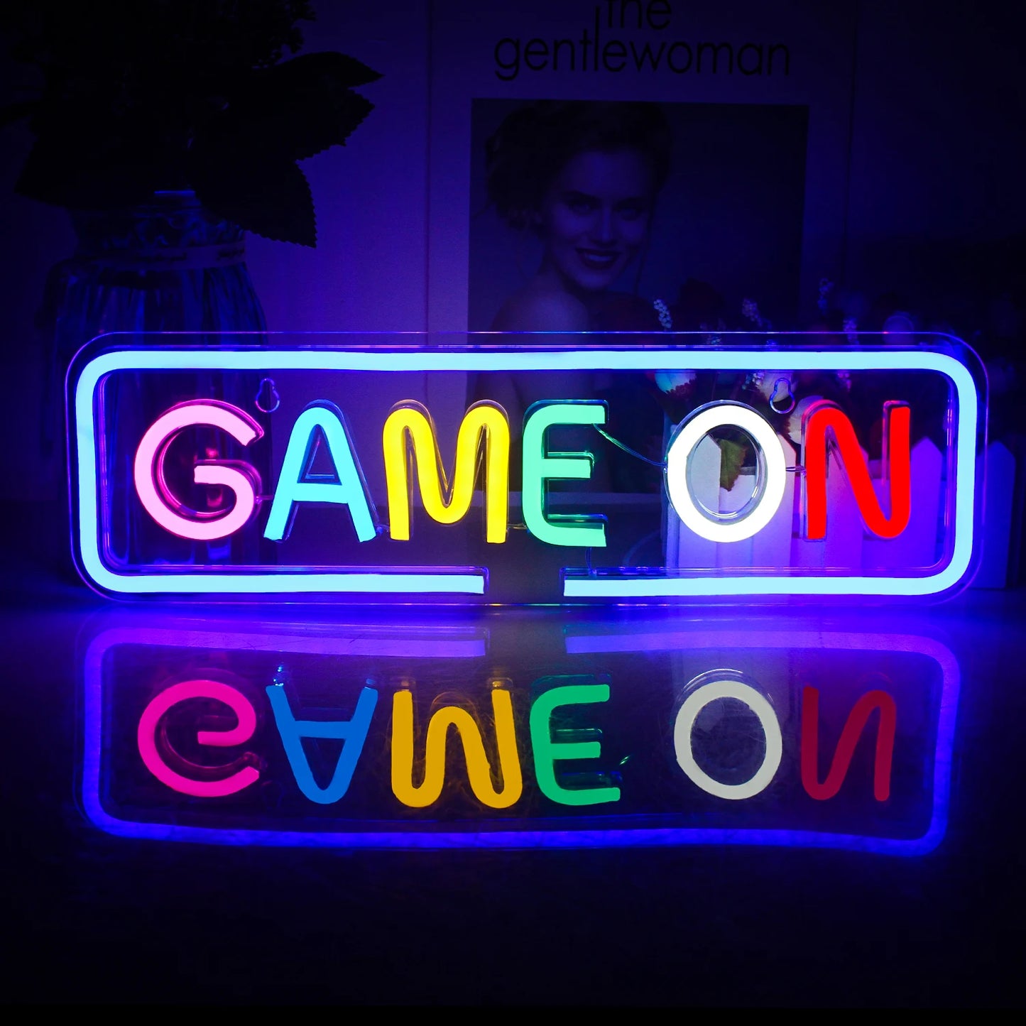 néon gaming room - game on